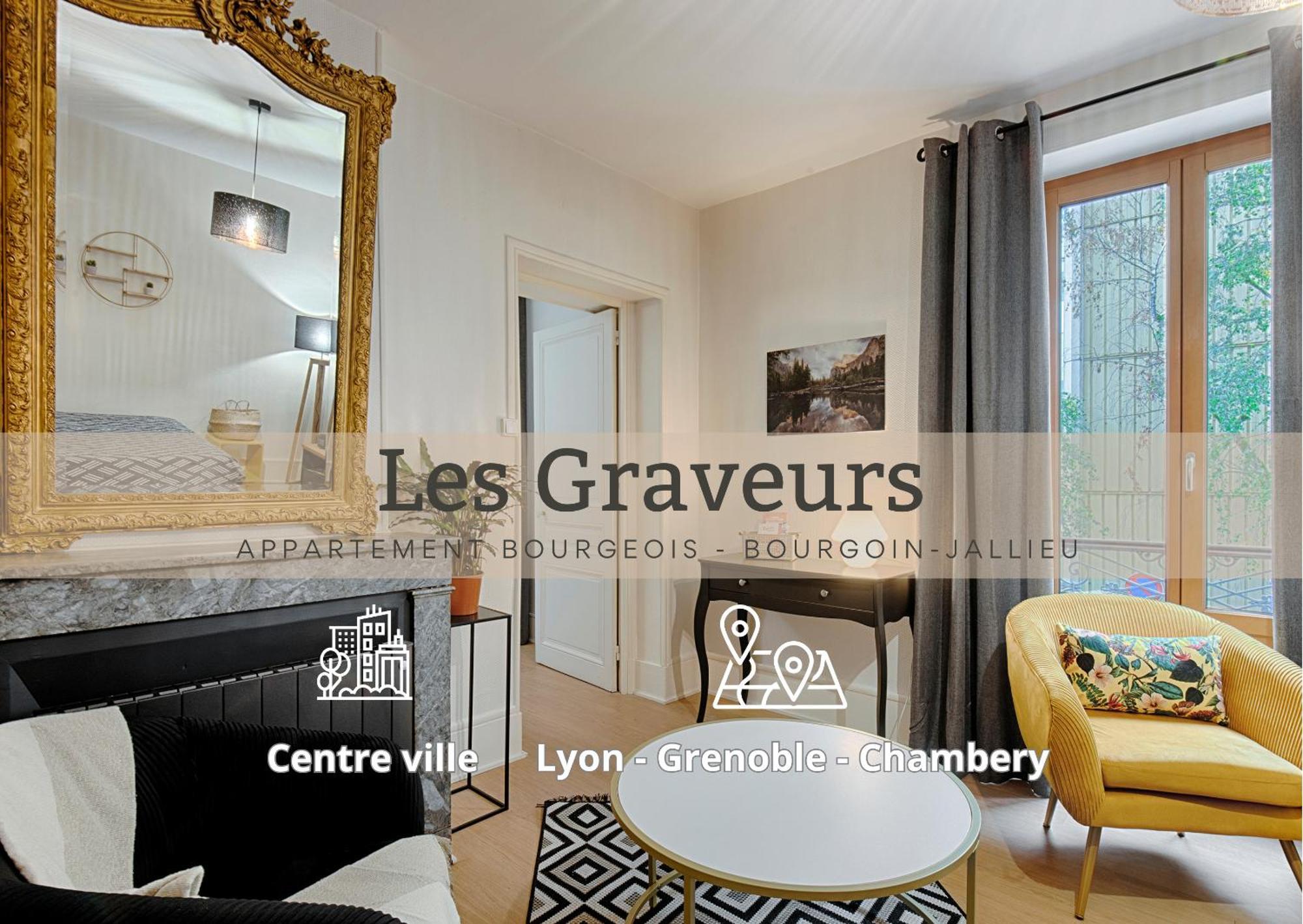 Les Graveurs - Bourgoin-Jallieu - City Center Экстерьер фото